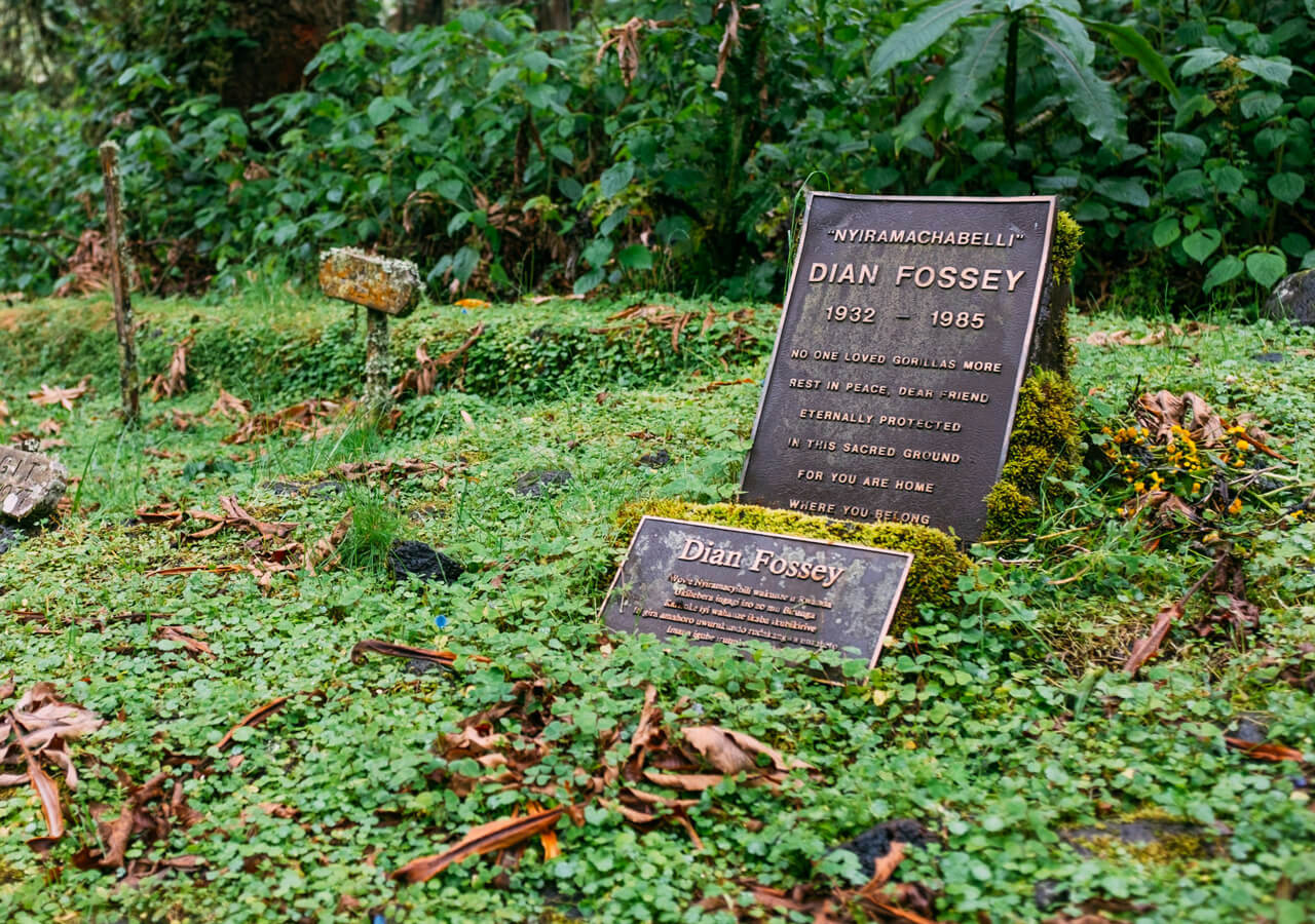 Grabstatte von Dian Fossey